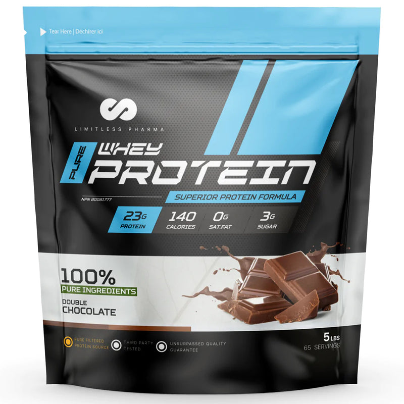 Limitless Pharma Advanced Whey Protein - 5lb Double Chocolate - Protein Powder (Whey) - Hyperforme.com