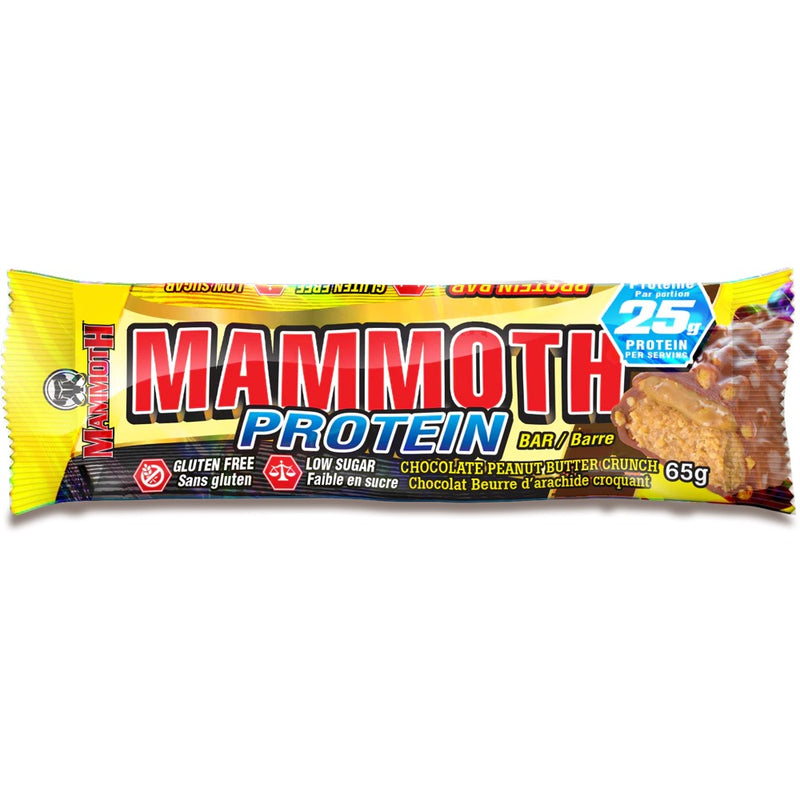 Mammoth Protein Bar - 1 bar Chocolate Peanut Butter Crunch - Protein Bars - Hyperforme.com