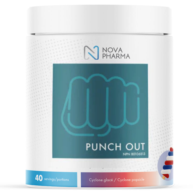 Nova Pharma Punch Out - 40 servings Cyclone Popsicle - Pre-Workout - Hyperforme.com