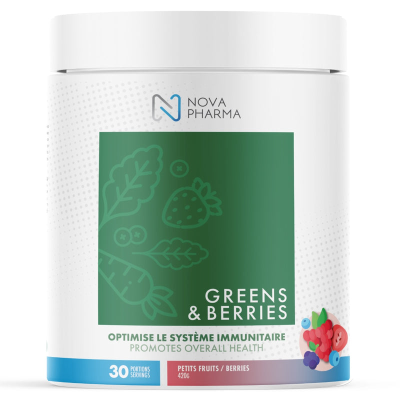 Nova Pharma Greens - 30 Servings Berries - Superfoods (Greens) - Hyperforme.com
