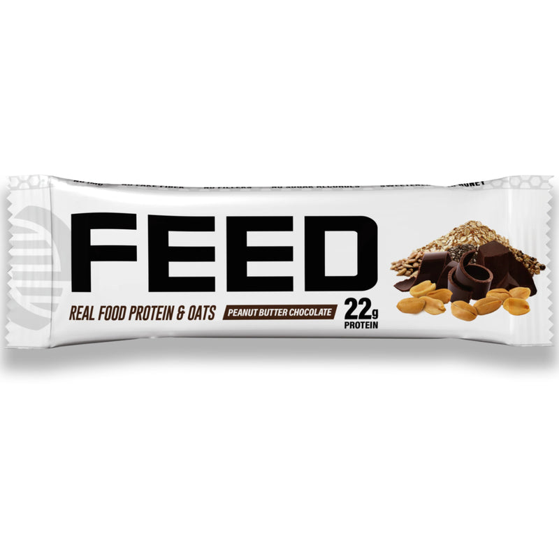 Nutrabolics FEED Protein Bar - 1 Bar Peanut Butter Chocolate - Protein Bars - Hyperforme.com