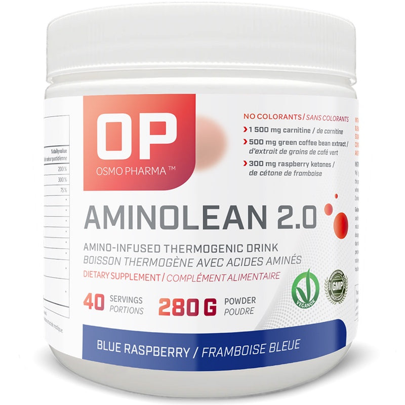 Osmo Pharma Aminolean - 40 Servings Blue Raspberry - Energy Burner - Hyperforme.com