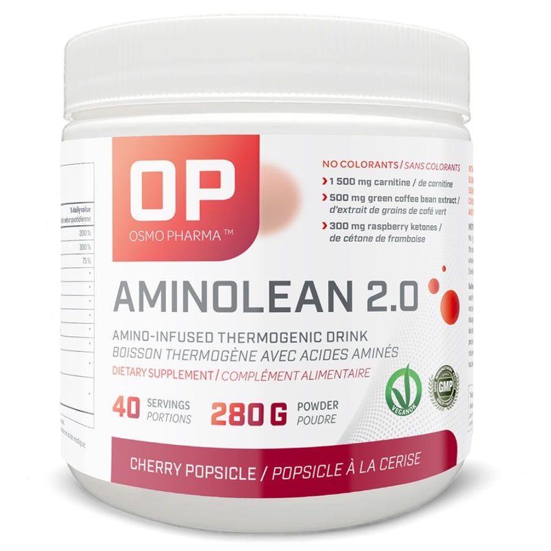 Osmo Pharma Aminolean - 40 Servings Cherry - Energy Burner - Hyperforme.com