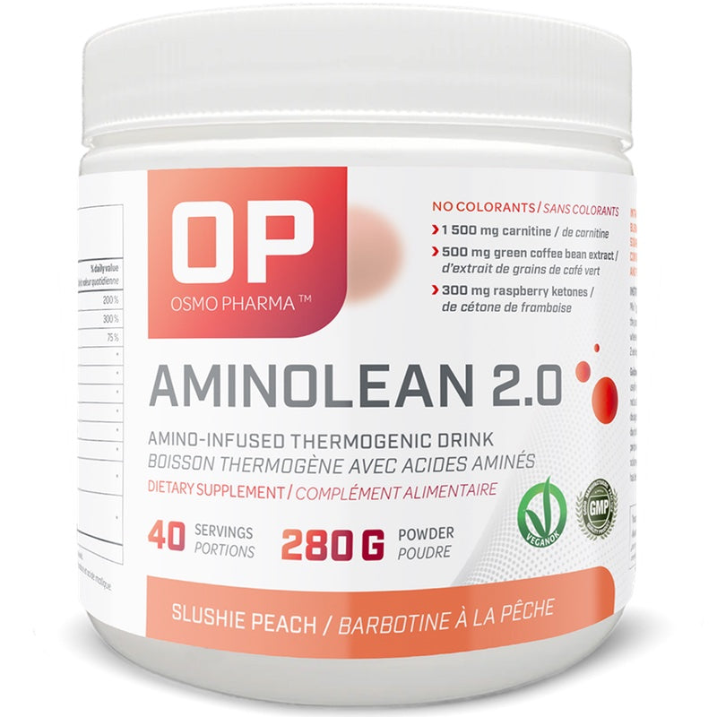 Osmo Pharma Aminolean - 40 Servings Peach - Energy Burner - Hyperforme.com