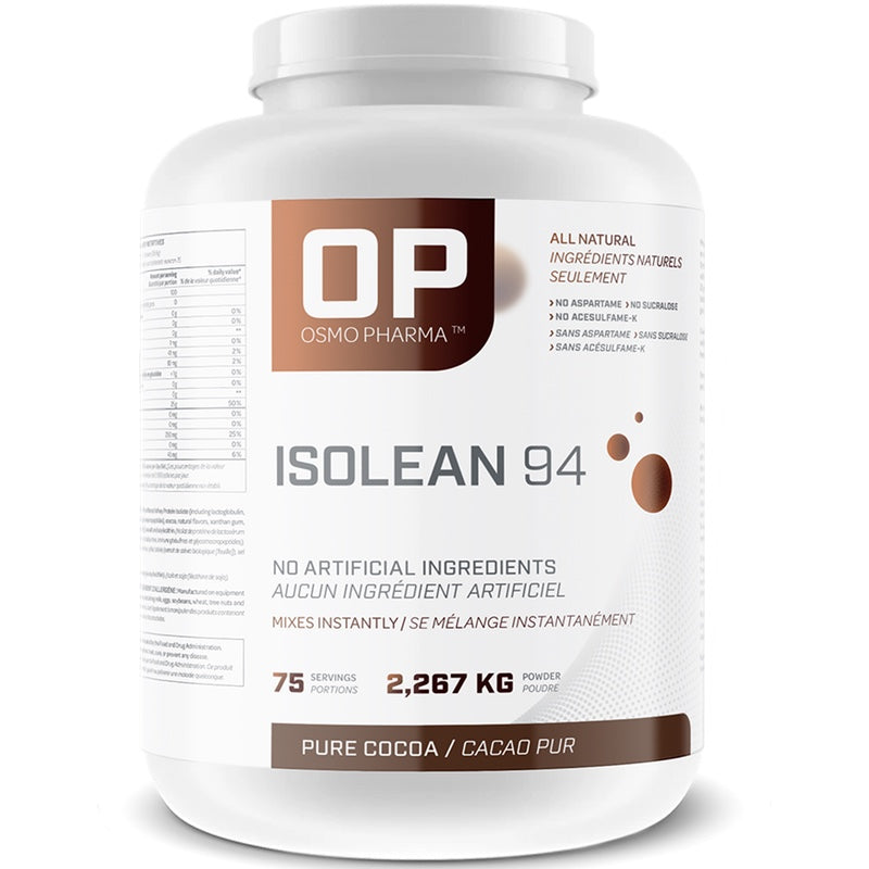 Osmo Pharma Isolean - 5lb Pure Cocoa - Protein Powder (Whey Isolate) - Hyperforme.com