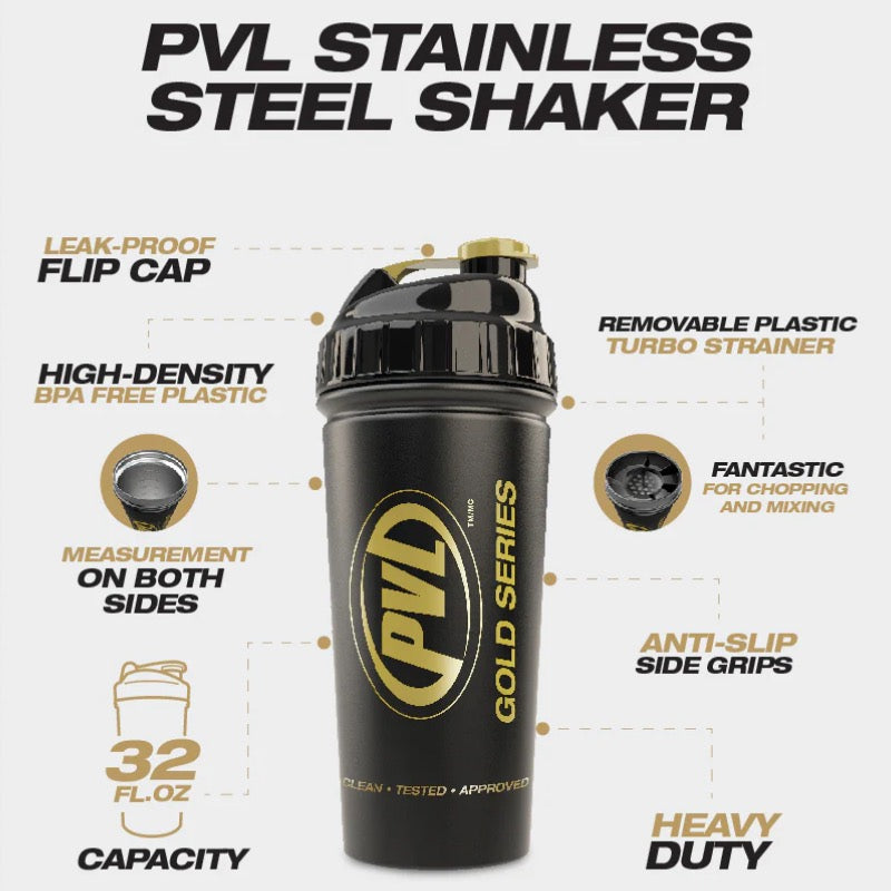 PVL Shaker en Acier Inoxydable - 800 ml