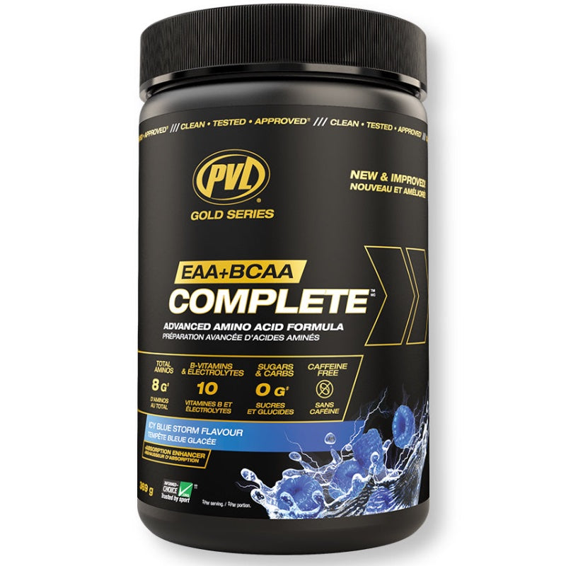 PVL Gold Series EAA + BCAA Complete - 30 Servings Icy Blue Storm - EAA - Hyperforme.com