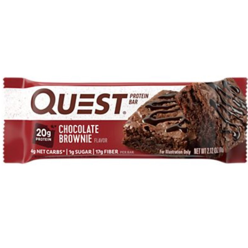 Quest Bars - 1 Bar Chocolate Brownie - Protein Bars - Hyperforme.com