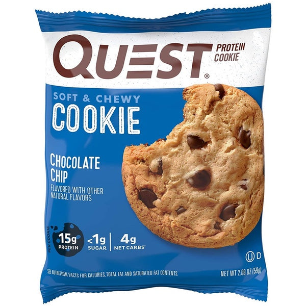 Quest Protein Cookie - 1 Cookie Chocolate Chip - Protein Bars - Hyperforme.com