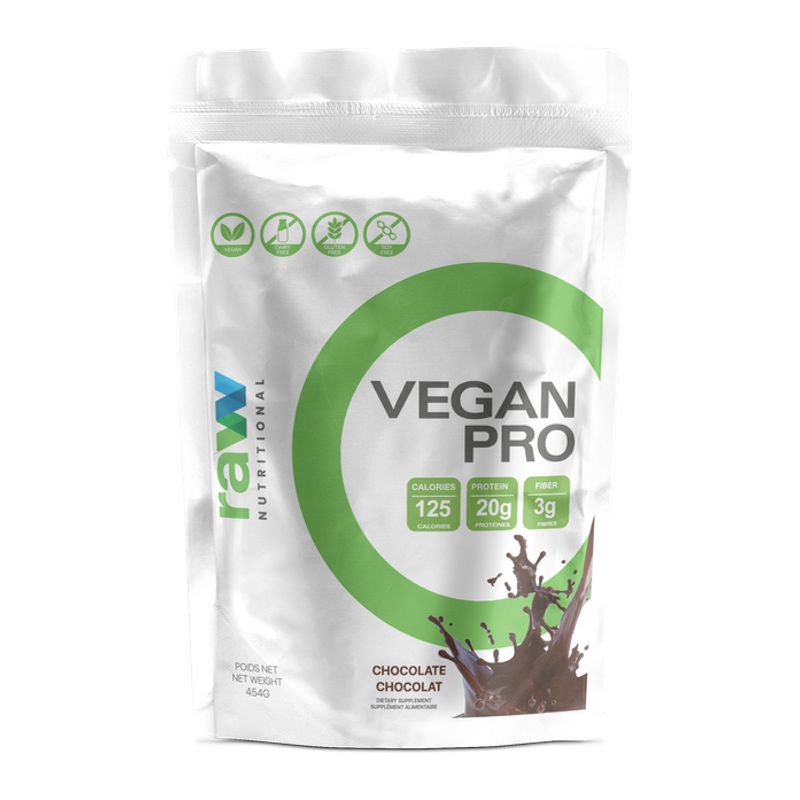Raw Nutritional Vegan Pro - 454g Chocolate - Protein Powder (Vegan) - Hyperforme.com