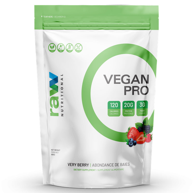 Raw Nutritional Vegan Pro - 908g Very Berry - Protein Powder (Vegan) - Hyperforme.com