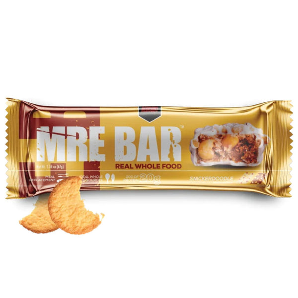 Redcon1 MRE Meal Replacement Bar - 1 Bar Snickerdoodle - Protein Bars - Hyperforme.com