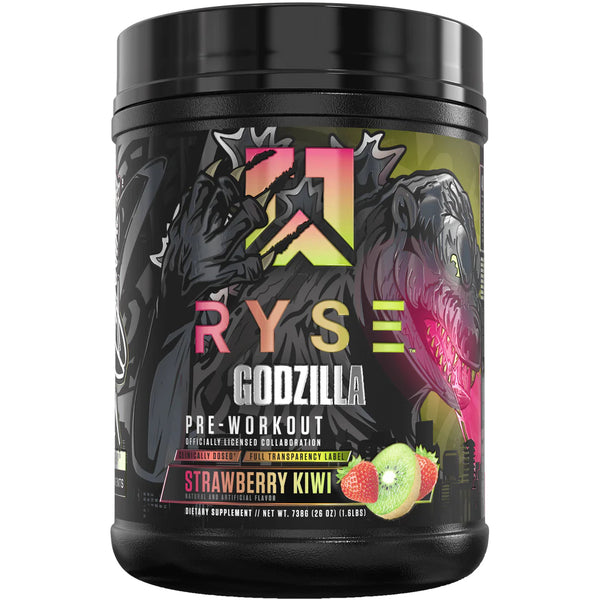 Ryse Godzilla Pre-Workout - 796g Strawberry Kiwi - Pre-Workout - Hyperforme.com
