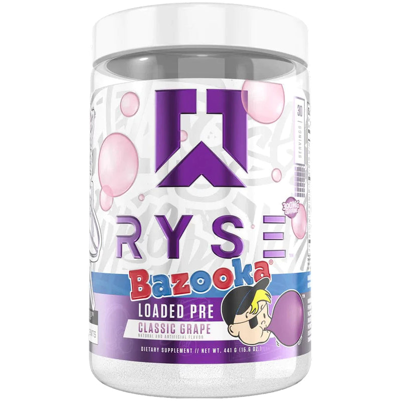 Ryse Loaded Pre-Workout - 30 Servings Bazooka Grape - Pre-Workout - Hyperforme.com