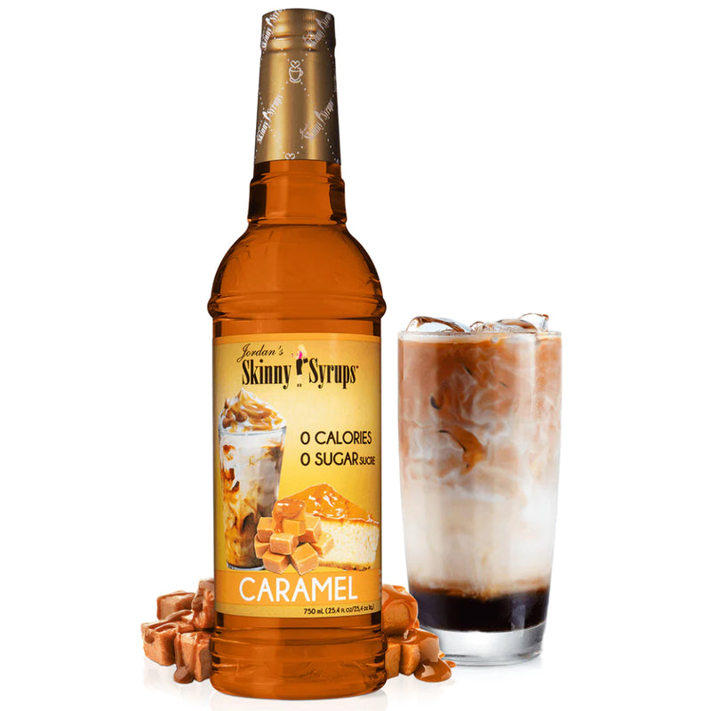 Skinny Mixes Sugar Free Syrup - 750ml Caramel - Flavors & Spices - Hyperforme.com