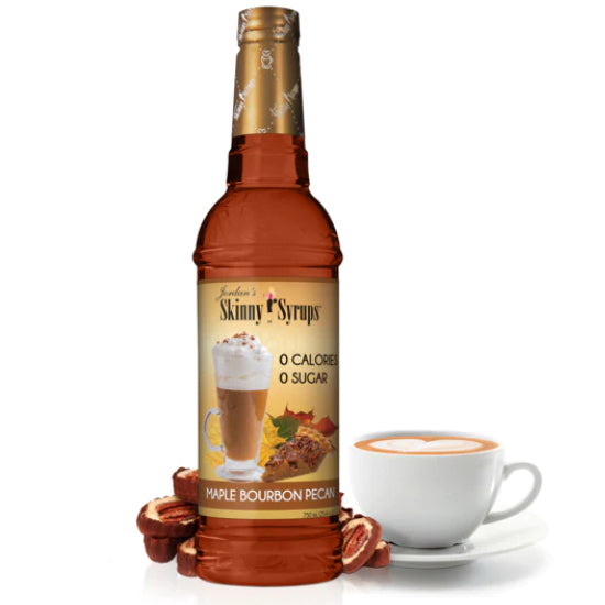 Skinny Mixes Sugar Free Syrup - 750ml Maple Bourbon Pecan - Flavors & Spices - Hyperforme.com