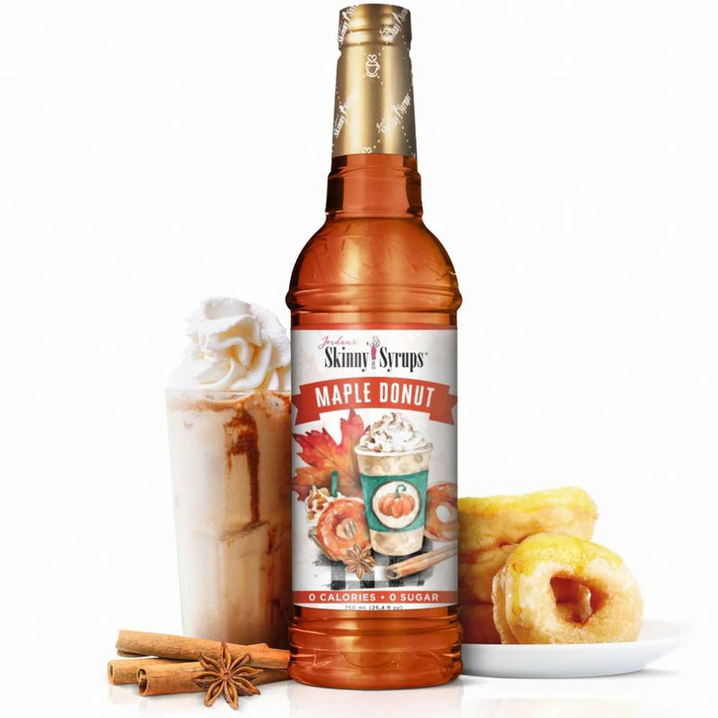 Skinny Mixes Sugar Free Syrup - 750ml Maple Donut - Flavors & Spices - Hyperforme.com