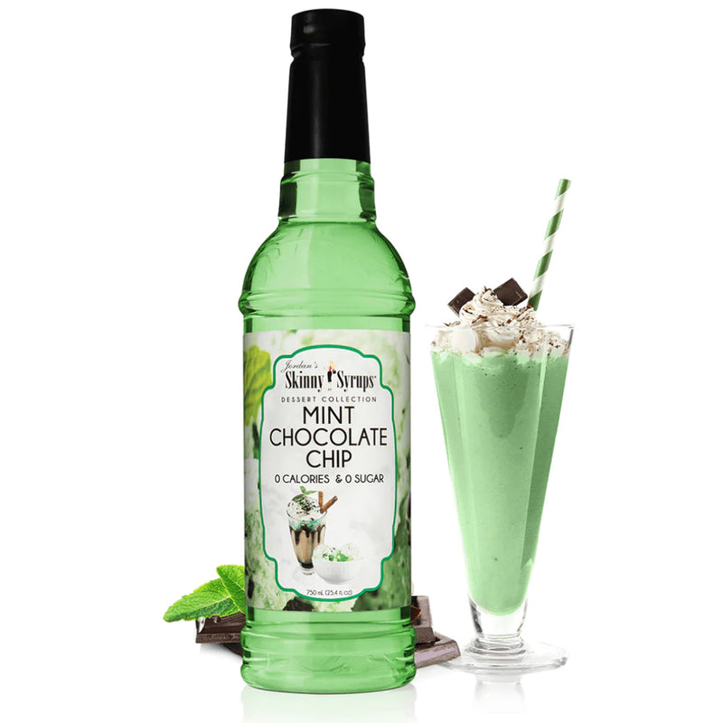 Skinny Mixes Sugar Free Syrup - 750ml Mint Chocolate Chip - Flavors & Spices - Hyperforme.com