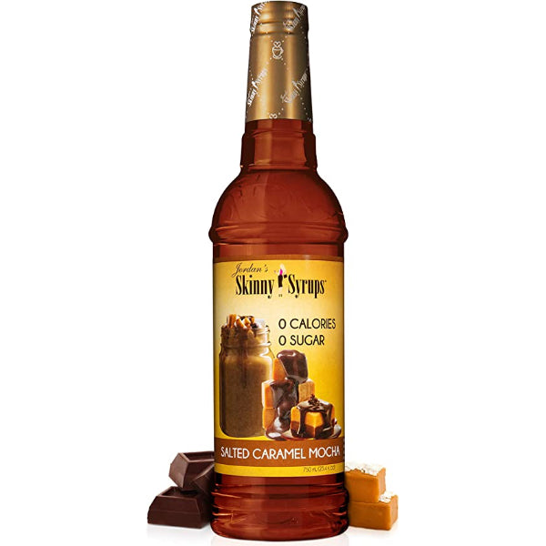 Skinny Mixes Sugar Free Syrup - 750ml Salted Caramel Mocha - Flavors & Spices - Hyperforme.com