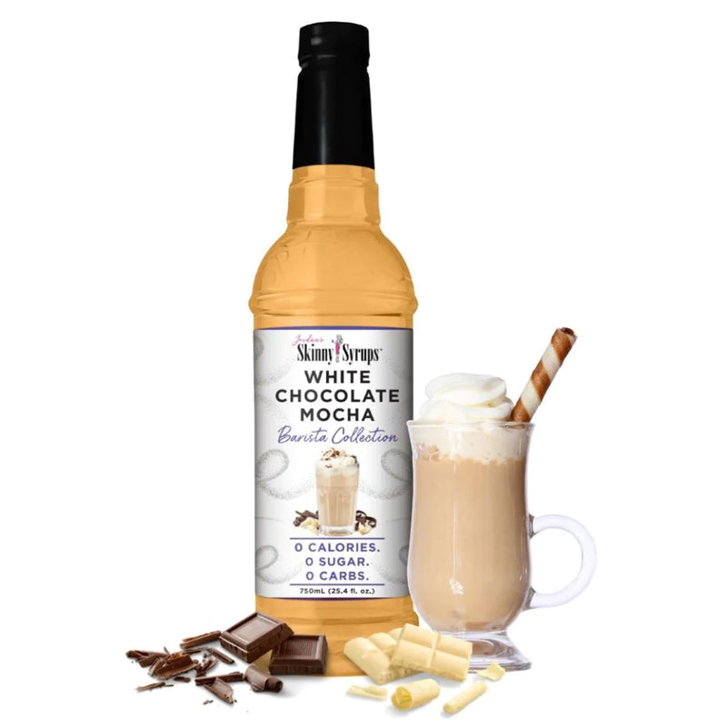 Skinny Mixes Sugar Free Syrup - 750ml White Chocolate Mocha - Flavors & Spices - Hyperforme.com