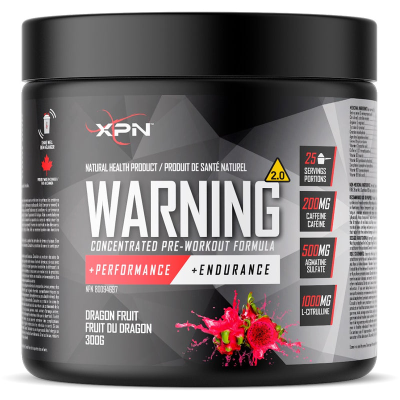 XPN Pre-Workout Warning 2.0 - 30 Servings Dragon Fruit - Pre-Workout - Hyperforme.com