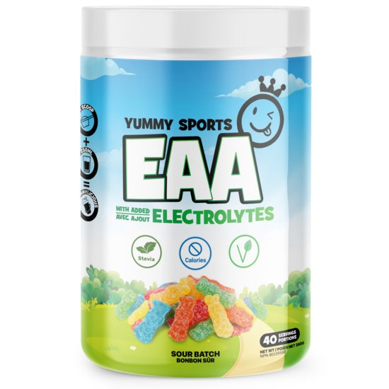 Yummy Sports EAA + Electrolytes- 40 Servings Sour Batch - EAA - Hyperforme.com