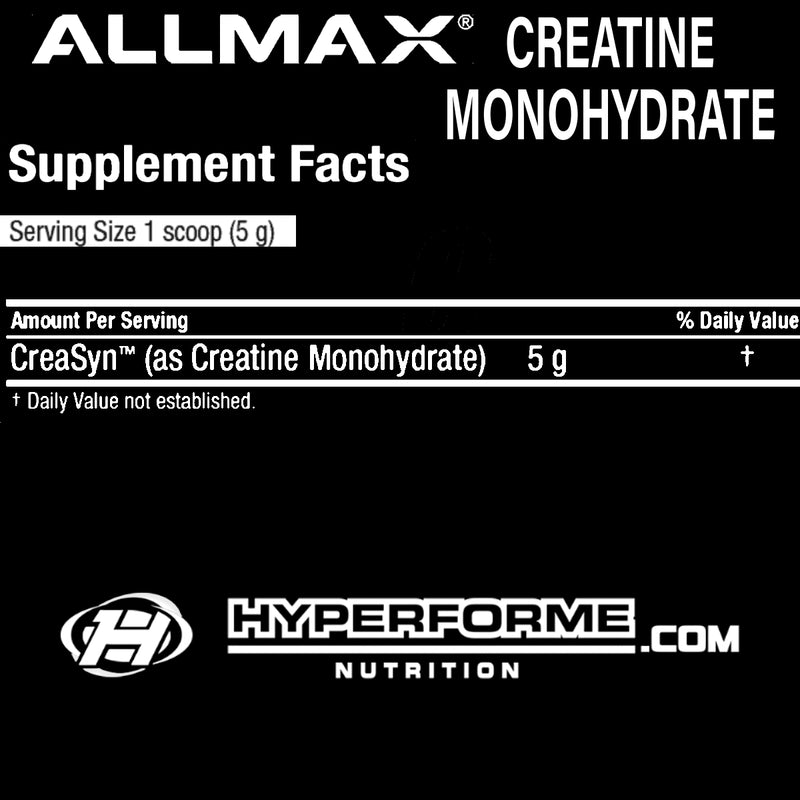 Allmax Creatine Monohydrate - 1000g - Creatine - Hyperforme.com