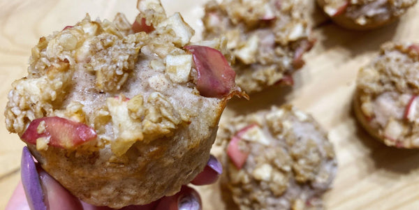 Apple Cinnamon Healthy Mini Muffins recipe