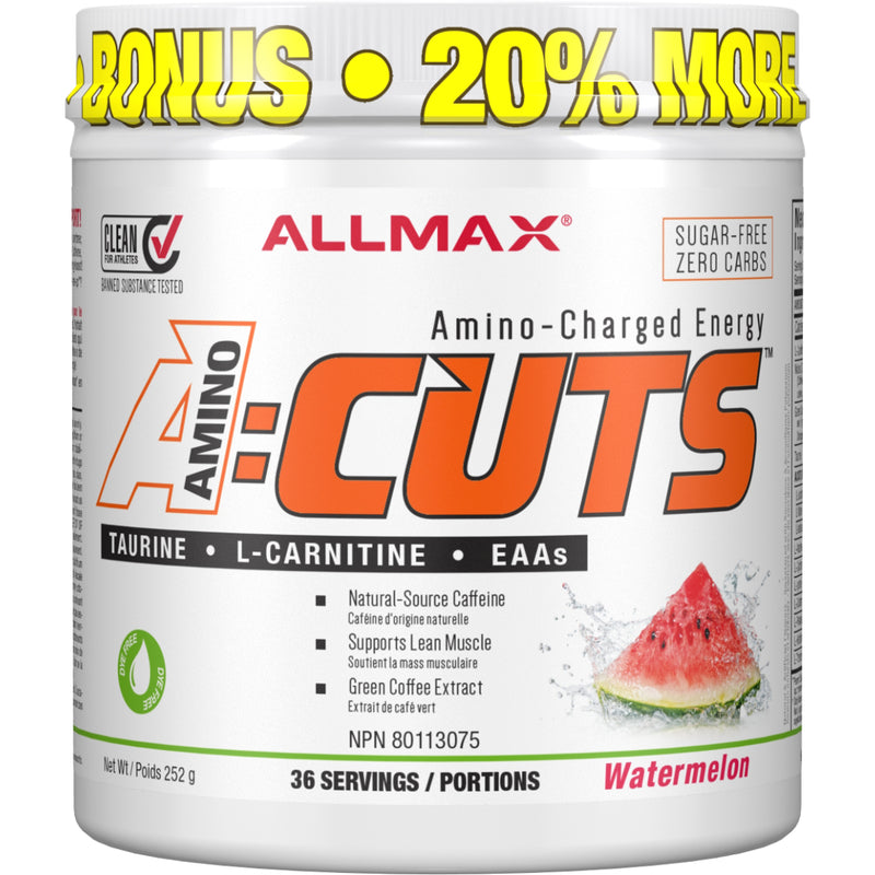 Allmax Acuts - 36 servings Watermelon (Dye Free) - Energy Burner - Hyperforme.com