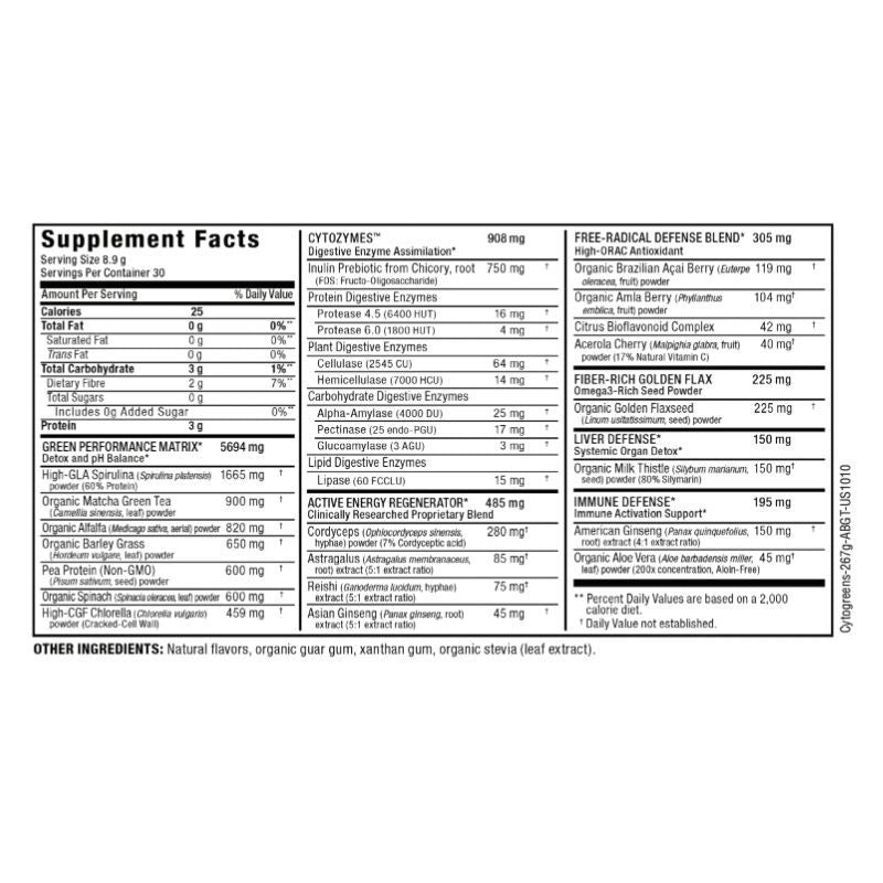 Allmax Cytogreens - 30 servings