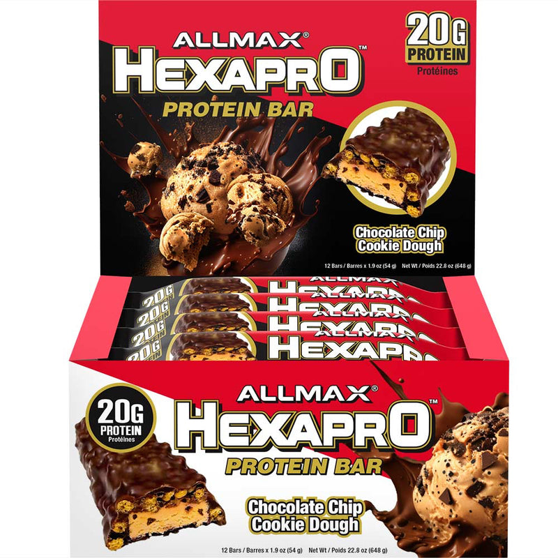 Allmax Hexapro Protein Bar - 12 Bars