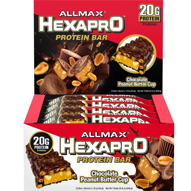 Allmax Hexapro Protein Bar - 12 Bars