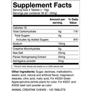 Animal Creatine Chews - 30 Servings