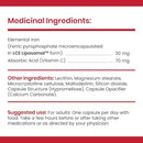 Ferosom Forte LCE Liposomal Iron Supplement - 20 Vegicaps