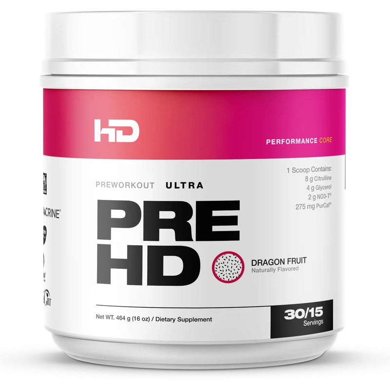 HD Muscle PreHD Ultra - 30 Servings Dragon Fruit - Pre-Workout - Hyperforme.com