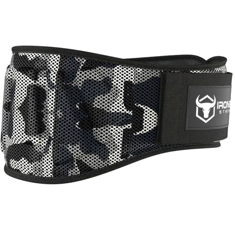 Iron Bull Ceinture d'haltérophilie en Nylon Renforcé 6"