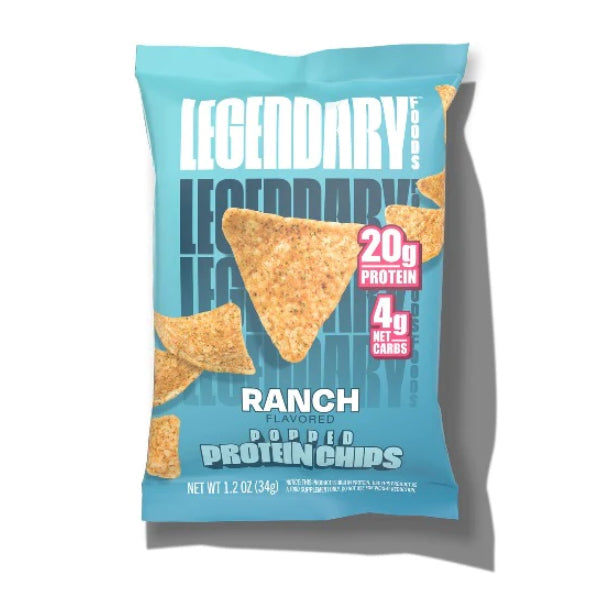 Legendary Foods Protein Chips - 1 Bag Ranch - Snacks - Hyperforme.com