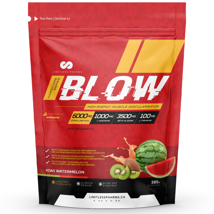 Limitless Pharma Blow Pré-Entraînement - 50 Portions