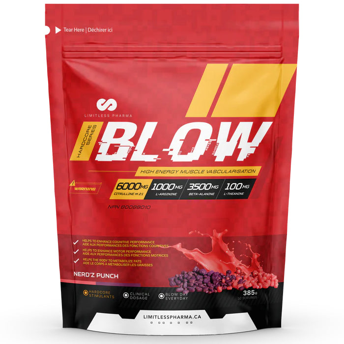 Limitless Pharma Blow Pré-Entraînement - 50 Portions