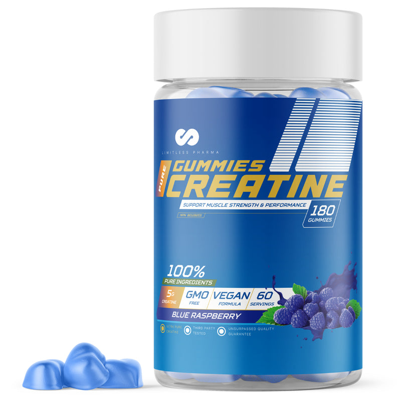 Limitless Pharma Creatine Gummies - 180 Gummies