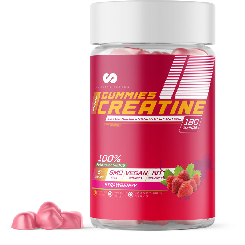 Limitless Pharma Creatine Gummies - 180 Gummies