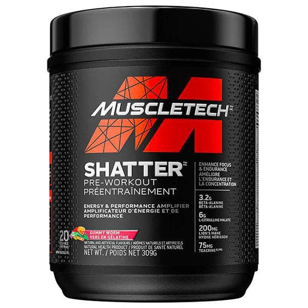 Muscletech Shatter Pre-Workout - 20 Servings Gummy Worm - Pre-Workout - Hyperforme.com