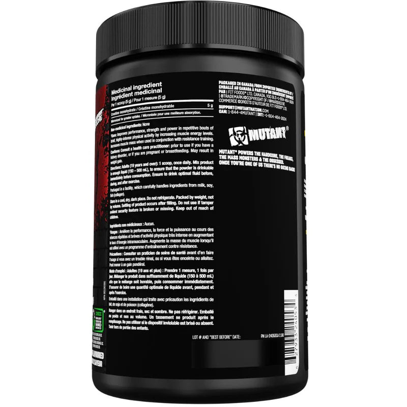 Mutant Micronized Creatine Monohydrate - 300g