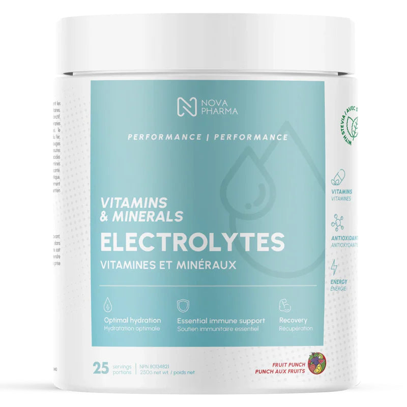 Nova Pharma Électrolytes - 25 Portions