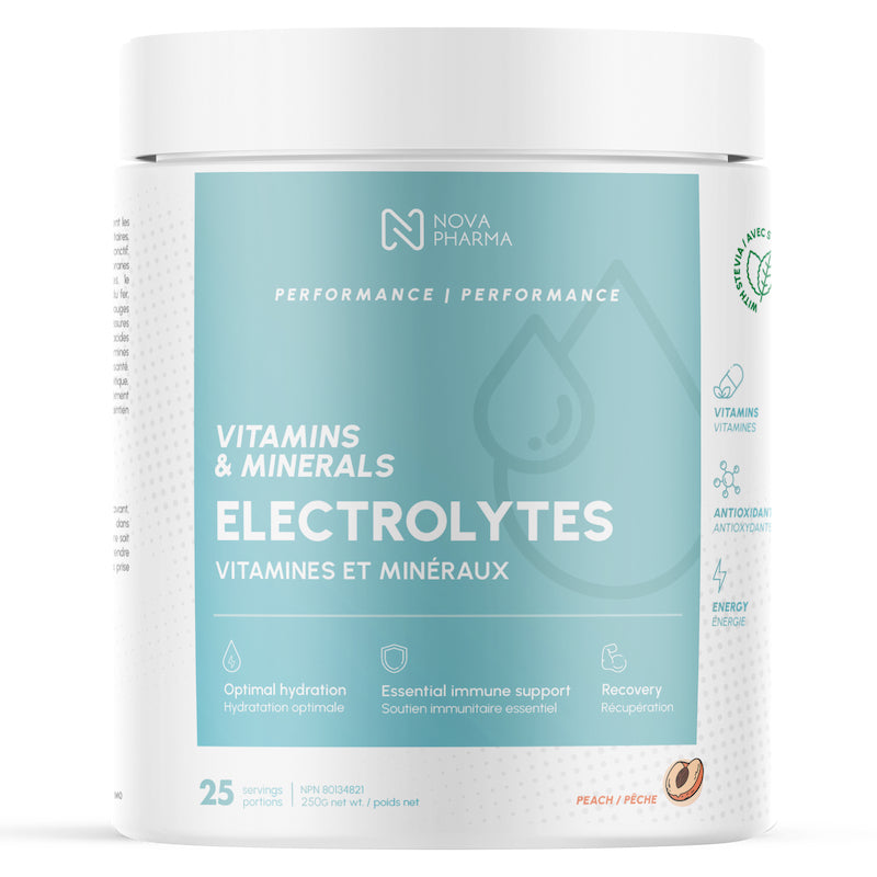 Nova Pharma Électrolytes - 25 Portions