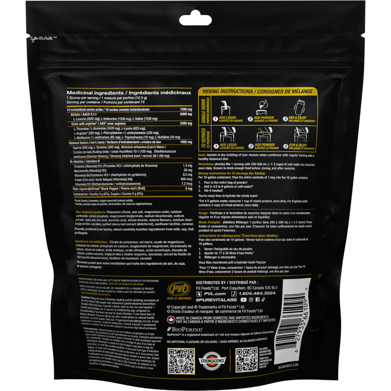 PVL Gold Series EAA+ Complete - 72 Servings
