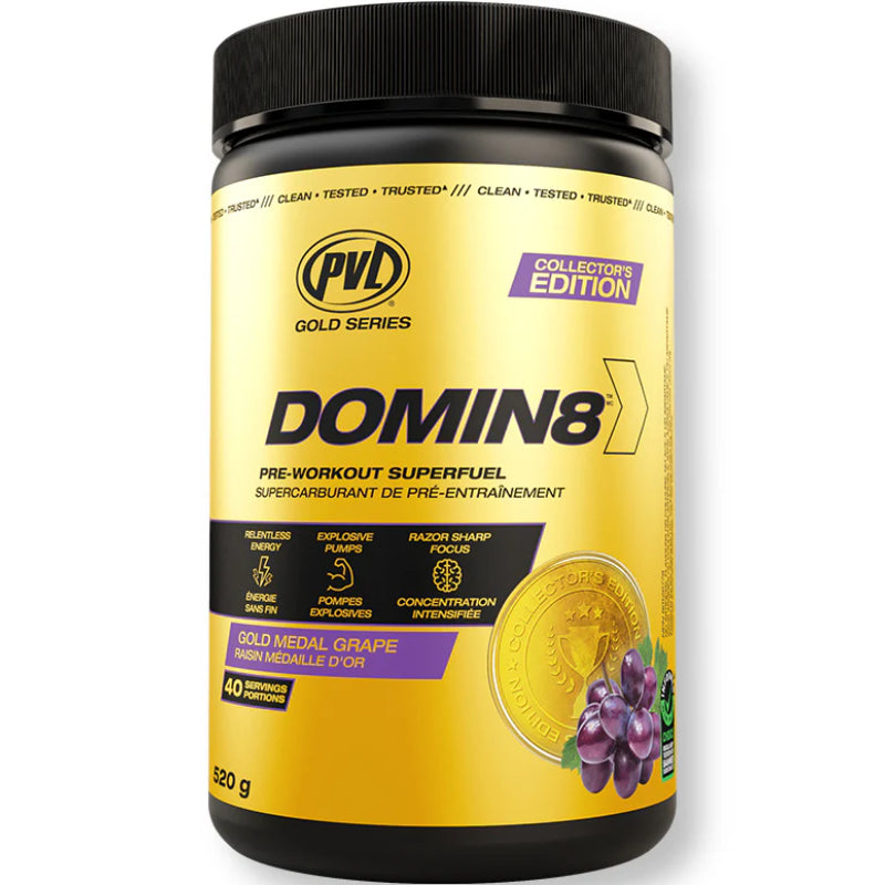 PVL Gold Series Domin8 Pre-Workout - 40 Servings