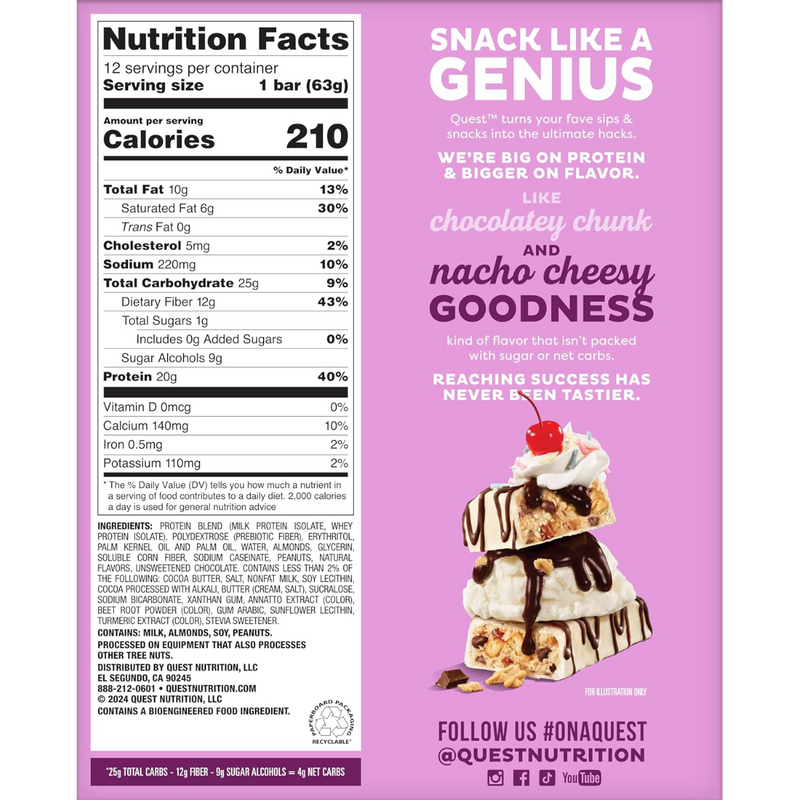 Quest Overload Bars - 12 Bars