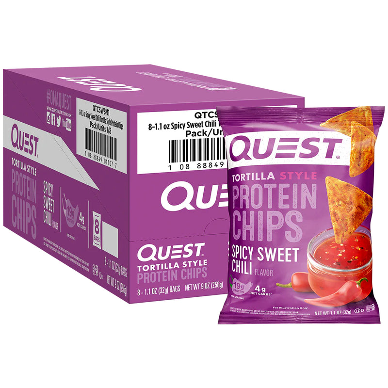 Quest Protein Chips Tortilla Style - Box of 8