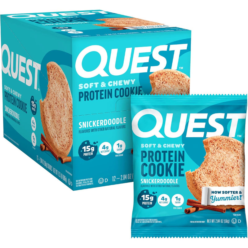 Quest Biscuit Protéiné - 12 Biscuits